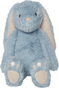 Manhattan Toy River The Blue & Light Apricot Snuggle Bunnies 12" Stuffed Animal with Embroidered Accents