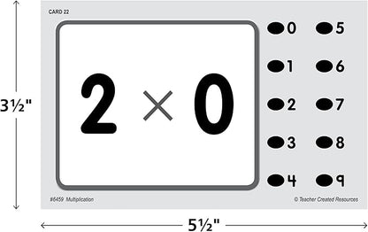 Teacher Created Resources Power Pen Learning Cards: Multiplication (6459) Medium