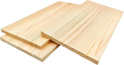 3PCS Rectangle Wood Boards Unfinished Wood Blocks for Crafting, 11.8x5.9x0.4in Blank Whittling Wooden Blocks for Wood Carving,Painting & Burning