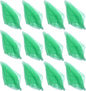Hoerev Pack of 12 Approx. 24" x 24" Juggling Dancing Scarves Floaty Scarves,Single Colors, 12pcs Green
