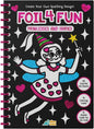 DINO MINI Foil4Fun - Foil Art for Kids - Craft Kits for Kids Ages 4-8 - Includes 16 Foil Art Pages and 16 Coloring Pages - Screen Free Birthday Gifts - Airplane Activities (Princesses & Fairies)