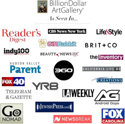 BillionDollarArtGallery® Transform your TV Into Wall Art | Display 500 Of The World's Most Iconic Paintings | Art TV | Unique Gift | Home Décor | Living Room Decor | Wall Art