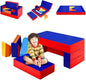 Costzon 4-in-1 Unique Shapes Convertible Climb and Crawl Foam Set for Climbing, Crawling, Sliding, 8-Piece Colorful PU Activity Play Soft Zone for Baby, Preschooler (Assorted)
