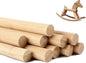 1 x 24 Inch 2 PCS Dowel Rods Wood Sticks Wooden Dowel Rods Unfinished Bamboo Sticks - for Crafts,Home Decor, Model Making and DIYers