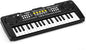 Raimy 37 Keys Piano Keyboard for Kids, Portable Keyboard Piano Early Learning Educational Electronic Musical Instrument Toys Gifts for 3 4 5 6 7 8 9 Year Old Boys and Girls (Black)