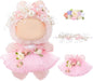 3 Pcs Wedding Outfits Dress for 6.7 Inches Doll Wedding Clothe Set Include Cute Headpiece Popular Dress Accessories, No Doll(Classic Style,Pink)