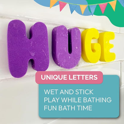See & Spell Learning Educational Toys - Letters Match-up - CVC Word Builder Learn Alphabet in Game - 30 Double-Sided Flash Cards - Set 102pcs - Bath Foam Letters
