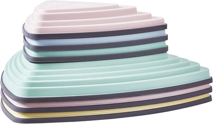 VEVOR Balance Stepping Stones for Kids, 6 PCS, Up to 220 lbs, Non-Slip Toddlers Sensory Stepping Stones, Obstacle Course Coordination Game Toys Indoor or Outdoor Play for Children Aged 3 4 5 6 7 8+