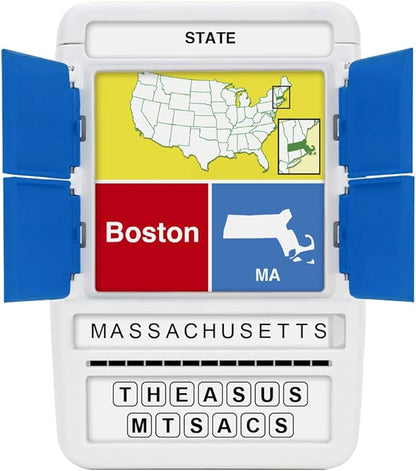100 PICS US States & Capitals Flash Cards | All 50 States and Capitals to Learn | Fun and Functional Case | Ultimate Flashcards for United States Geography | Card Games for Kids and Adults | Ages 6+