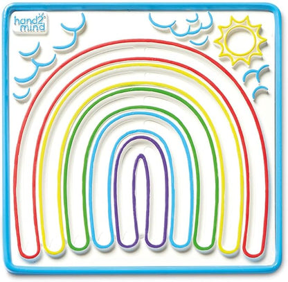 hand2mind Mindful Maze Boards, Tactile Sensory Toys for Toddlers, Anxiety Relief Items, Calm Down Corner Supplies, Emotional Regulation Tools for Kids, Play Therapy Toys, Mindfulness Gifts