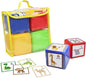 Godery DIY Education Playing Game Dice, Pocket Cubes for Teaching (Set of 4)