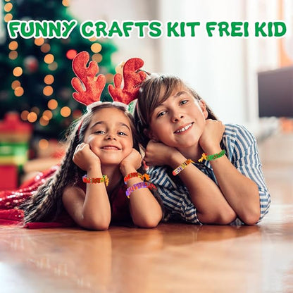 Art & Craft Kits for Kids, DIY Friendship Bracelet Making Kit for Girls, Jewelry Making, Christmas Gifts for Ages 5-12, Toys for Ages 5, 6, 7, 8, 9, 10, 11, 12 Years Old, Party Craft Activity