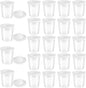 24 Packs No Spill Paint Cups with Lids for Painting Activities Reusable Spill Proof Paint Cups for Home Arts Crafts Supplies
