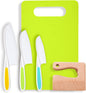 Kids Knife Set for Real Cooking, Toddler Kitchen Tools, Montessori Cooking Set for Toddlers, Ensiven Kid Safe Kitchen Set, Kids Cutting Board and Knife Set, Toddler Safe Kitchen Tools