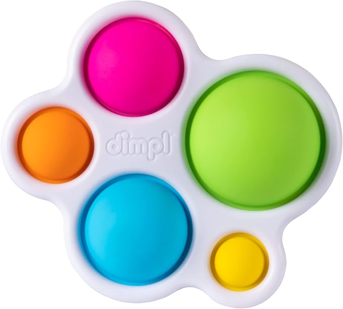 Fat Brain Toys Original Dimpl Brand Baby Toy, Sensory Toys for Babies 10 Months+, Interactive Baby Toys, Fidget Toys, 1 Piece