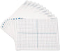 Learning Resources 9"x 11" Double Sided X-Y Axis Dry Erase Mats, Graphing, Math Classroom Accessories, Teaching Aids, Set of 10, Ages 6+