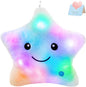 WEWILL 13'' Creative Twinkle Star Glowing LED Night Light Plush Pillows Light up Stuffed Animal Toys BIrthday Christmas Holiday Gifts for Kids