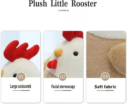 Chicken Stuffed Animal Chicken Plush Doll Toy 8 inch for Girls Christmas (Chicken)