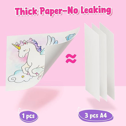 JoyCat Paint with Water Coloring Books, Art & Craft Activity, Princess No Mess Art for Kids Ages 4-8, Craft Kits & Supplies, DIY Creative Activity, Presents for Girls & Boys