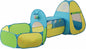 3 in 1 Kids Play Tent with Tunnel & Ball Pit,Pop Up Indoor/Outdoor Playhouse for Boys and Girls,Crawling Tunnel Toy with Fun Toss It Game Zone,Easy Setup Foldable Carry Bag (Balls Not Included)
