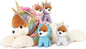 Muiteiur Giant Unicorn Stuffed Animal Cute Mommy Unicorn Dog with Zippered Pouch Includes 4 Baby Unicorns Gifts for Girls (Multicolor,26 Inches)
