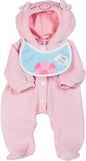 Adora Boy Baby Doll Clothes 16 Inch Accessories Includes Pig-Themed Shirt Striped Pants Matching Cap Fits Dolls 16 Inches for Toddlers Ages 3+ Adoption Pig Out Outfit