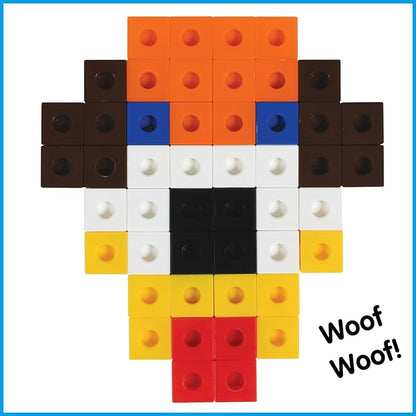 edxeducation Linking Cubes | Set of 100 | Counting Cubes | Color Sorting Toys | Math Manipulatives for Preschoolers, Pre K