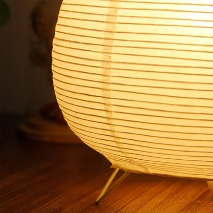 Bedside Table Lamp Paper and Chrome Standing Lamp Room Decoration Festival Lantern Light Nightstand Desk Lamp Bedroom Dresser Living Kids Room College Dorm Coffee (White, 9"x 9" x 8")