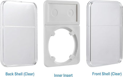 10-Pack Coin Slab Display Holder, Storage Case for Morgan, Peace, IKE Silver 38mm Dollar Coin, Organize Your Coin Collection with Clear Acrylic Cases