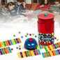 AIZAN Match Color Line Bingo Board Games Fun Fast Bead Grabbing Two-Player Game, Educational Game Set - Intellectual Development Hands-on Perfect for Parties Family Reunions Classroom