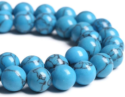 4MM 86PCS Blue Turquoise Spacer Loose Beads for Jewelry Making DIY Bracelet Necklace