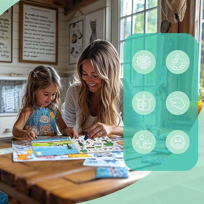 Sticker Books for Kids Animals Stickers for Kids, Toddler Stickers Aesthetic, 700+Animal Habitats Sticker Preschool Learning Activities for Kids Ages 3-5, Coloring for Kids Ages 2-4 (Animal Habitat)
