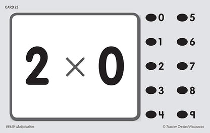 Teacher Created Resources Power Pen Learning Cards: Multiplication (6459) Medium