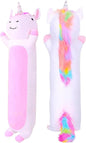 Unicorn Plush Body Pillow for Kids | Long Stuffed Animal Cuddle Pillow | Soft Hugging Toy | Plushie Gift for Girls & Boys | Long Plush Body Pillow for Sleep & Comfort | Medium, 35 Inches