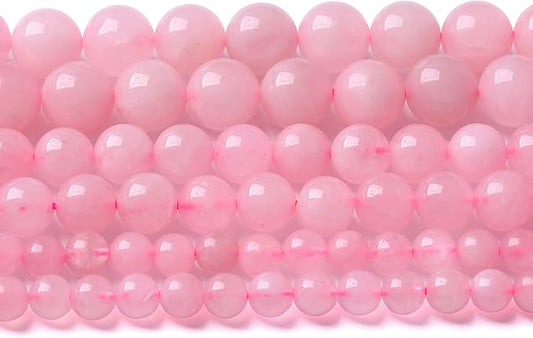 4MM 86PCS Natural Stone Brazilian Rose Quartz Crystal Beads for Jewelry Making DIY Bracelet
