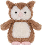 Apricot Lamb Flower Owl Plush Stuffed Animals for Kids, Soft Cute Plush Toys for Baby Girl and Boy, Fluffy Flower Owl Brown (Dark Brown)