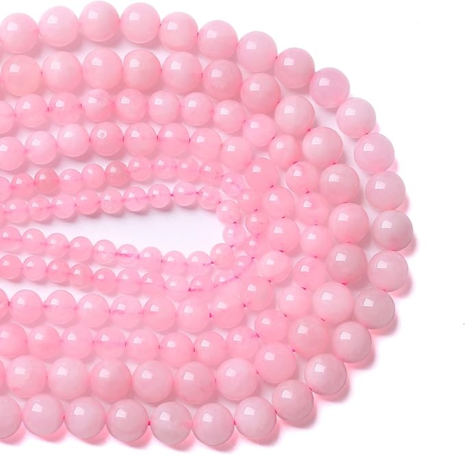 4MM 86PCS Natural Stone Brazilian Rose Quartz Crystal Beads for Jewelry Making DIY Bracelet