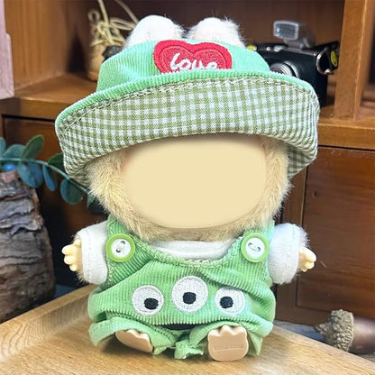 17cm Doll Clothes Set & Outfit - Cuddly Fashion Dresses with Accessories, Luxury Chic Doll Clothing & Plush Pullover Hoodie Doll Clothing DIY ,Just Clothes