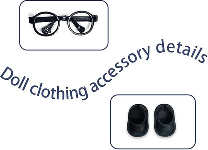 17cm Doll Clothes Set Fashion Doll Clohtes with Accessories of Doll Clothing Suitable for Various Outfits of Dolls (Style S)