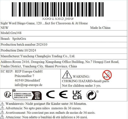 Sight Word Bingo Game, 120 Sight Words Learn to Read Level 1 & Level 2 Bingo Board Game Dolch's & Fry's Words Lists for Kindergarten and Preschool Kids 4-8, Perfect for Classroom & at Home