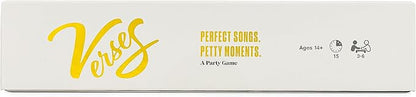 Hootenanny Games Verses Music Card Games for Adults & Teens | Match Top Songs with Petty Moments at Game Night & Parties | 3-6 Players, Ages 14+