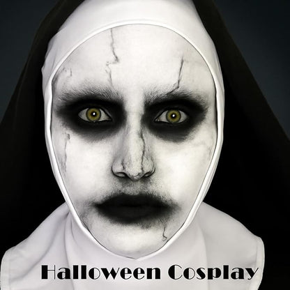 White Face Paint Stick,Washable White Foundation Face Painting for Clown Skeleton Skull Zombie Joker Goth Vampire Costume,SFX Makeup Body Paint for Halloween Cosplay,1.06 OZ