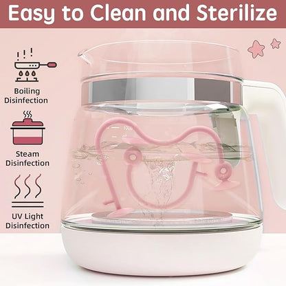 Baby Sensory High Chair Suction Toys for Infant Toddlers 6 12 18 24 Months, Food Grade Silicone String with Oak Loop Montessori Educational Baby Bath Toy Gifts (Dark Pink)