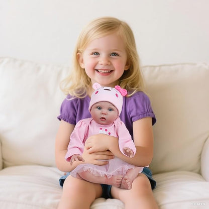 CHAREX Lifelike Reborn Baby Dolls - 22 Inch Realistic Newborn Baby Doll Soft Body Real Life Baby Dolls Girl with Accessories Gifts for Kids Age 3 + & Collection