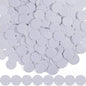 Coopay 300 Pieces Plastic Learning Counters Disks Bingo Chip Counting Discs Markers for Math Practice and Poker Chips Game Tokens,1 Inch (White Style 1)