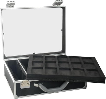 Ursae Minoris Elite Black Aluminum Display-top Box for 115 Certified or Certified-Style Coin Holders NGC, PCGS, ANACS, Elite, Lighthouse, BCW