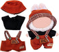 17cm Doll Clothes Set, Premium Jeans & Knitted Sweater Outfit for 17cm 15cm Dolls, Cute Dress Up Fashion, No Doll Included (Nice, 17cm/15cm)