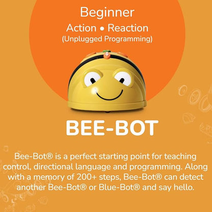Generic TTS Programming Journey STEAM Programmable Robots Bundle - Glow & Go Bot, Bee-Bot, Blue-Bot, Tuff-Bot The Rugged Robot, Loti-Bot and Oti-Bot Coding Robots for Early Years to 12+ Years