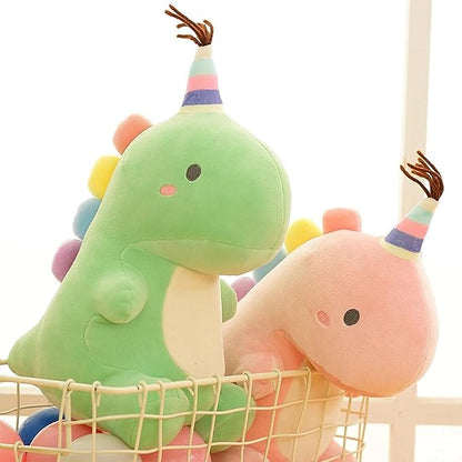 Stuffed Animal Plush Toys, Cute Dinosaur Toy, Soft Dino Plushies for Kids Plush Doll Gifts for Boys Girls (Blue, 19.7 Inch)