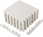 12 Tiles 12x12x1 inch EVA Interlocking Foam Floor Tiles Puzzle Exercise Mat Play Foam Mats for Boys Girls Baby Pets Home Classroom Nursery Gym (White)